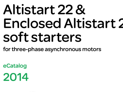 Altistart 22 & Enclosed Altistart 22 soft starters –Catalog