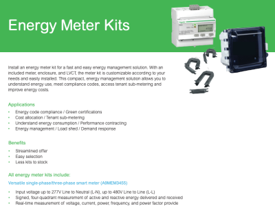 Single-Phase / Three-Phase Smart Energy Meter Kits -Brochure